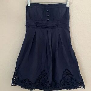 City Triangles Neckline Summer Mini Dress Top Size 11